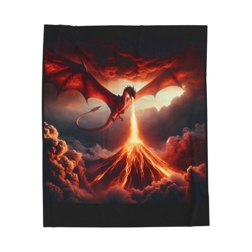 Dragon Battle Plush Blanket