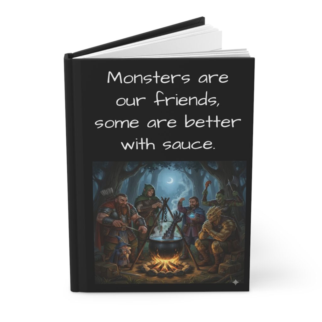 D&D Campfire Journal: Monsters Are Our Friends Notebook