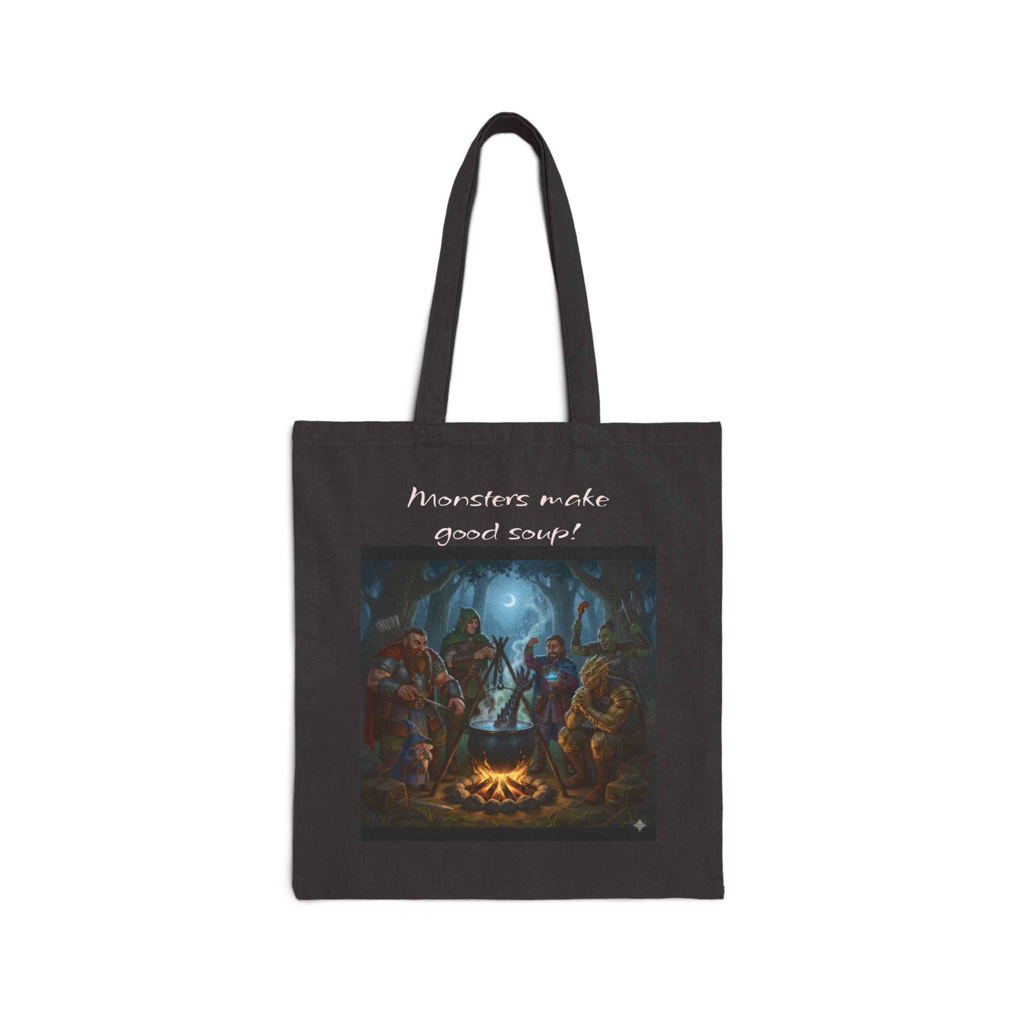 Monsters Make Good Soup! From Dungeon Crawl To Grocery Run. - Totebag 3 Monsters make good soup! From dungeon crawl to grocery run. - totebag - image 3