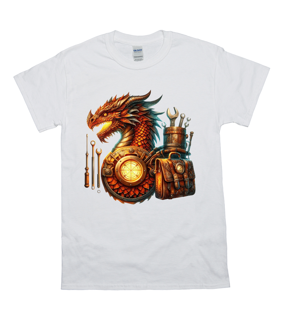 Steampunk Dragon Mechanic T-Shirt
