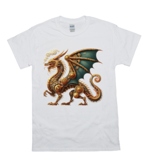 Brass wyrm mechanical t-shirt