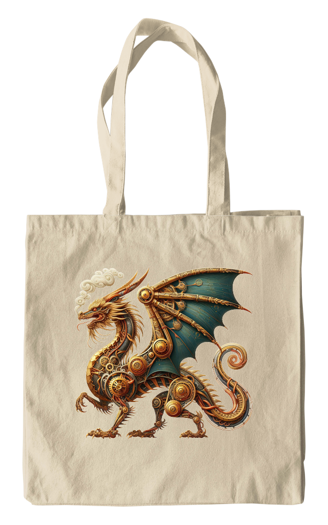 Steampunk Dragon Tote