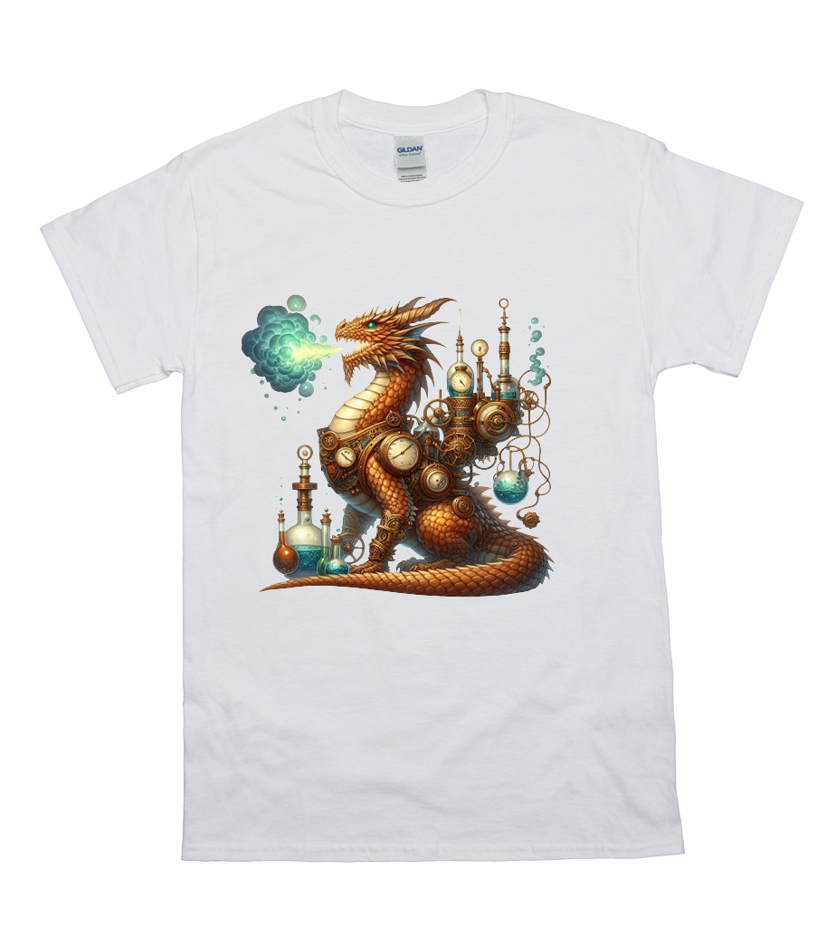 Steampunk Dragon Alchemist T-Shirt